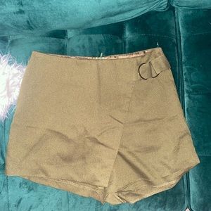 bishop + young army green skort